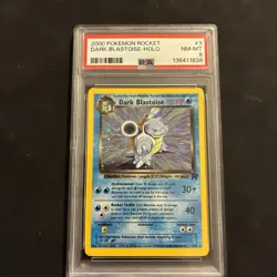 2000 POKEMON Rocket #3 DARK BLASTOISE-HOLO PSA 8 - Image 1