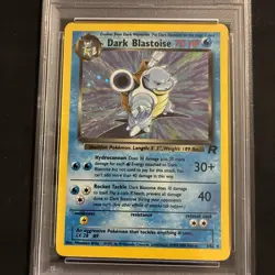 2000 POKEMON Rocket #3 DARK BLASTOISE-HOLO PSA 8 - Image 2