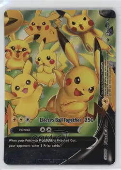 Pikachu V-Union (Bottom Right) Pokemon Sword & Shield Black Star #SWSH142 - Image 1