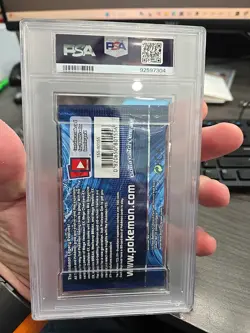 PSA 9 2016 Blastoise Pokemon Evolutions XY Booster Foil Pack Graded Mint Sealed - Image 4