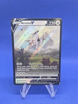Pokemon Sword & Shield Arceus V SWSH204 Black Star Promo NM - Image 1