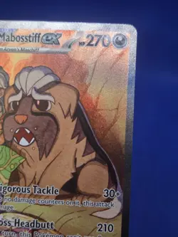 Pokemon Destined Rivals Arven’s Mabosstiff ex 235/182 Special Illustration Rare - Image 4