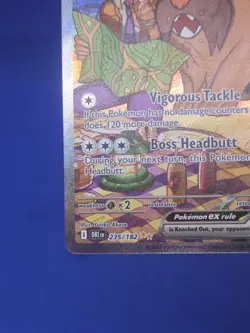 Pokemon Destined Rivals Arven’s Mabosstiff ex 235/182 Special Illustration Rare - Image 5