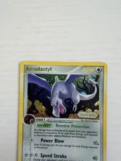 Pokemon TCG Aerodactyl MP Legend Maker 1/92 Reverse Holo Rare Stamped - Image 2