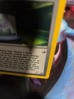 Pokemon Time Capsule - WOTC Neo Genesis Rare Trainer 90/111 Unlimited 2000 #11 - Image 4