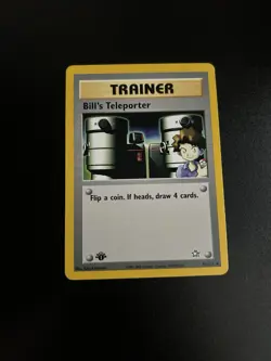 Pokemon Bills Teleporter 91/111 1ST EDITION NEO GENESIS 2000 TCG - Image 1