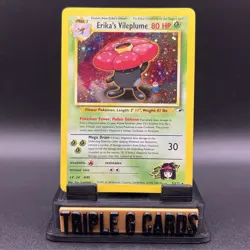 Pokemon Erika's Vileplume 005/132 Gym Heroes Holo Shark Bait $1 Start - Image 1