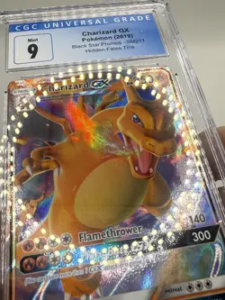 2019 Pokemon TCG - Charizard GX #SM211 - Hidden Fates Black Star Promos CGC 9 - Image 3