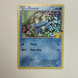 Froakie 22/25 HOLO BLEED Pokemon 2021 McDonald's Promo LP - Image 1