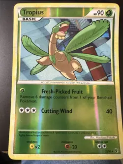 Pokemon TCG Tropius 22/90 Rare Reverse Holo Undaunted - Image 1