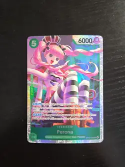 Perona OP14-033 SR - The Azure Sea's Seven One Piece TCG - English - Image 1