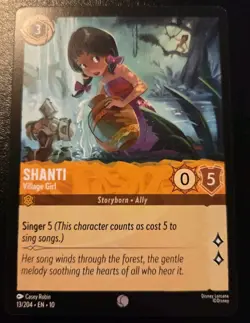 Shanti - Village Girl 13/204 Common Whispers In The Well Disney Lorcana TCG - Image 1