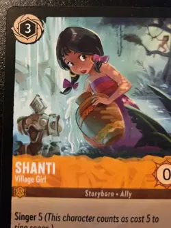 Shanti - Village Girl 13/204 Common Whispers In The Well Disney Lorcana TCG - Image 2