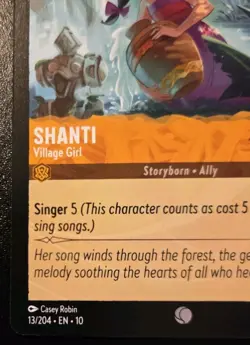 Shanti - Village Girl 13/204 Common Whispers In The Well Disney Lorcana TCG - Image 4