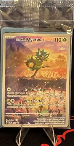 Teal Mask Ogerpon 123 Sv: Scarlet & Violet Promo Card Sealed - Image 1