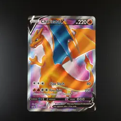 Charizard V SWSH050 Pokemon Black Star Promo Holo Full Art Card - Image 1