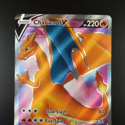 Charizard V SWSH050 Pokemon Black Star Promo Holo Full Art Card - Image 2