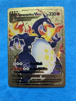 Pokemon TCG Dracaufeu Vmax HP 330 SV 107/122 Gold Card - Image 1