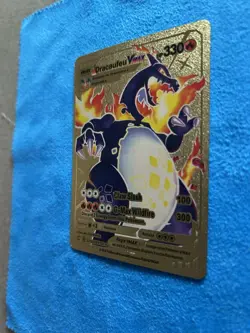 Pokemon TCG Dracaufeu Vmax HP 330 SV 107/122 Gold Card - Image 3
