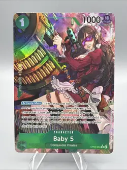 Baby 5 OP05-034 R Alt Art Awakening Of The New Era One Piece Card English - Image 1