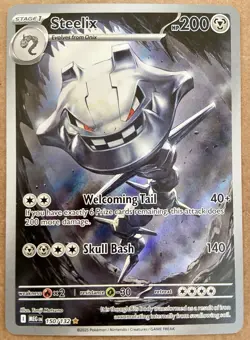 Pokemon TCG Steelix - 150/132 - ME01: Mega Evolution Illustration Rare Card - Image 1