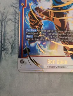 Son Goku SCR Alt Art Secret Rare FB01-139 Dragon Ball Fusion World Card English - Image 5