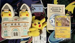 Pokemon x Natural History Museum Exclusive Promo, Plush And Ecology Book Bundle - Image 1