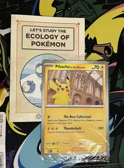 Pokemon x Natural History Museum Exclusive Promo, Plush And Ecology Book Bundle - Image 2