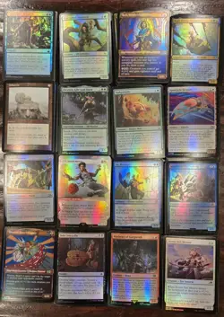 MTG Magic The Gathering Card Lot Of 50, Random Selection. ALL FOILS. - Image 1