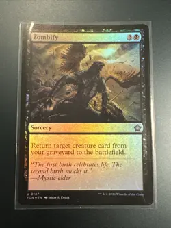 Zombify (foil) [Foundations] Magic MTG - Image 1