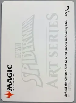 Spider-Man Art Series- Behold the Sinister Six! 45/54 (Gold Stamped) - Image 2