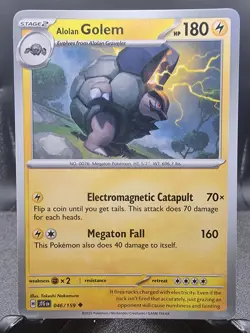 Alolan Golem 046/159 Regular Uncommon Journey Together Pokemon Card - Image 1