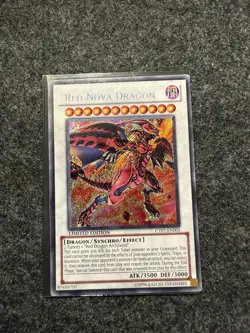 Yu-Gi-Oh! CT07-EN005 Red Nova Dragon (Limited Edition) Secret Rare, LIGHT PLAY - Image 1
