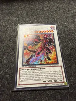 Yu-Gi-Oh! CT07-EN005 Red Nova Dragon (Limited Edition) Secret Rare, LIGHT PLAY - Image 2