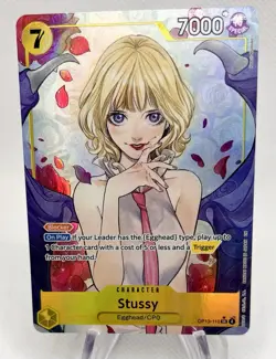 Stussy - OP13-110 - SR - Alternative Art - Carrying On His Will - One Piece TCG - Image 1