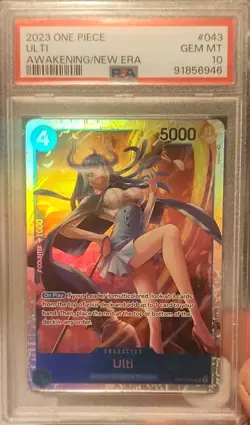Namco Ulti OP05-043 Awakening of the New Era Foil Super Rare PSA 10 - Image 1