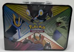 NEW 2021 Pokemon Collector Chest Tin Lunch Box - 5 Packs + 2 Foil Cards + 2 Coin - Image 2