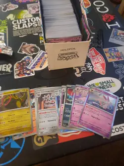 HOLOFOIL LOT SALE! ETB FULL OF HOLO RARE POKEMON OVER 500 CARDS! NO REVERSE HOLO - Image 4