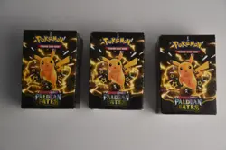 Pokemon Card Lot 3 Pikachu Paldean Fates Scarlet & Violet Boxes 230+ - Image 1