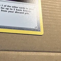 Pokemon TCG Energy Retrieval Base Set, 1st Edition Uncommon Card 81/102 NM - Image 2