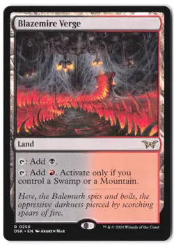 Blazemire Verge #256 Duskmourn: House of Horror NM - Image 1
