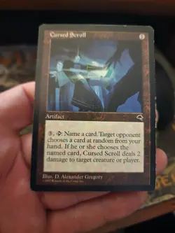 Tempest MTG 1 Cursed Scroll Magic - Image 1