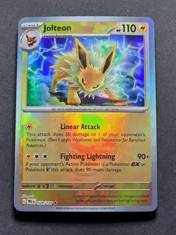 Jolteon 029/131 Poke Ball Pattern Prismatic Evolutions Pokemon TCG - Image 1
