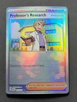 Professor's Research 122/131 Poke Ball Pattern Prismatic Evolutions Pokemon TCG - Image 1