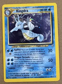 Pokemon TCG Kingdra Neo Genesis Holo #08/111 LP+ Combined Shipping - Image 2