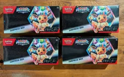 Pokemon TCG Scarlet & Violet Prismatic Evolutions Surprise Box SEALED x4 - Image 1