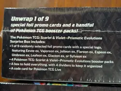 Pokemon TCG Scarlet & Violet Prismatic Evolutions Surprise Box SEALED x4 - Image 4