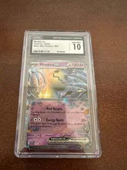 Pokemon TCG Mimikyu ex 004 S&V Black Star Promo CGC 10 Gem Mint - Image 1