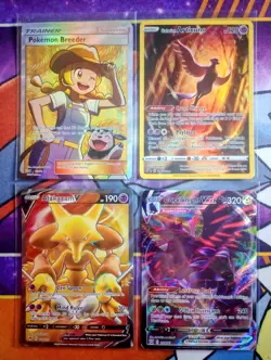 Pokemon TCG: Pokemon Breeder #73/73 Full Art Moderate To Heavy Play Binder Lot - Image 2