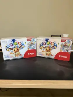 Pokemon Prismatic Evolutions ETB and Booster Bundle Costco, Sealed, 2-Pack LOT 2 - Image 2